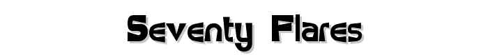 Seventy Flares font